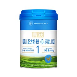 贝拉米菁跃有机奶粉1段