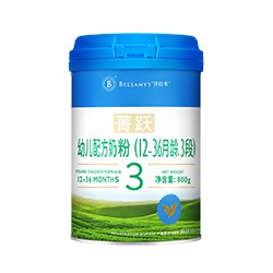 贝拉米菁跃有机奶粉3段